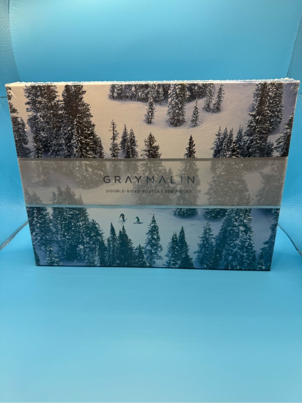 Gray Malin Double-Sided 500-Piece Puzzle - Snowy Forest